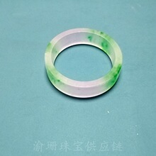 石英岩玉毛坯手镯春彩手镯原料毛胚镯子玉石玉器配饰饰品厂家批发