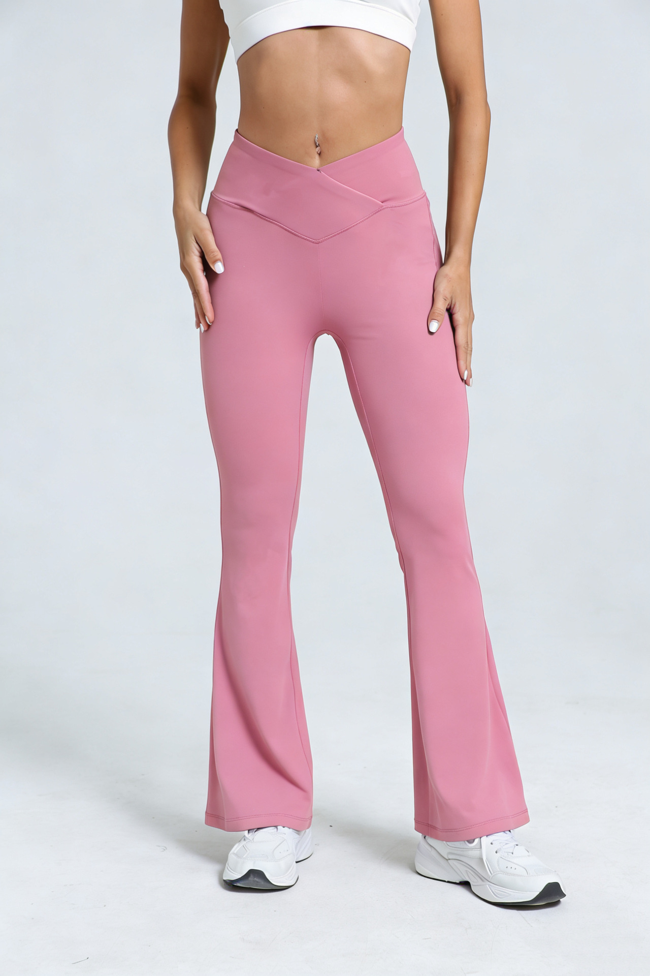 Nuevos pantalones transfronterizos europeos y estadounidenses de alta popularidad, pantalones deportivos de yoga al aire libre, pantalones para mujeres.