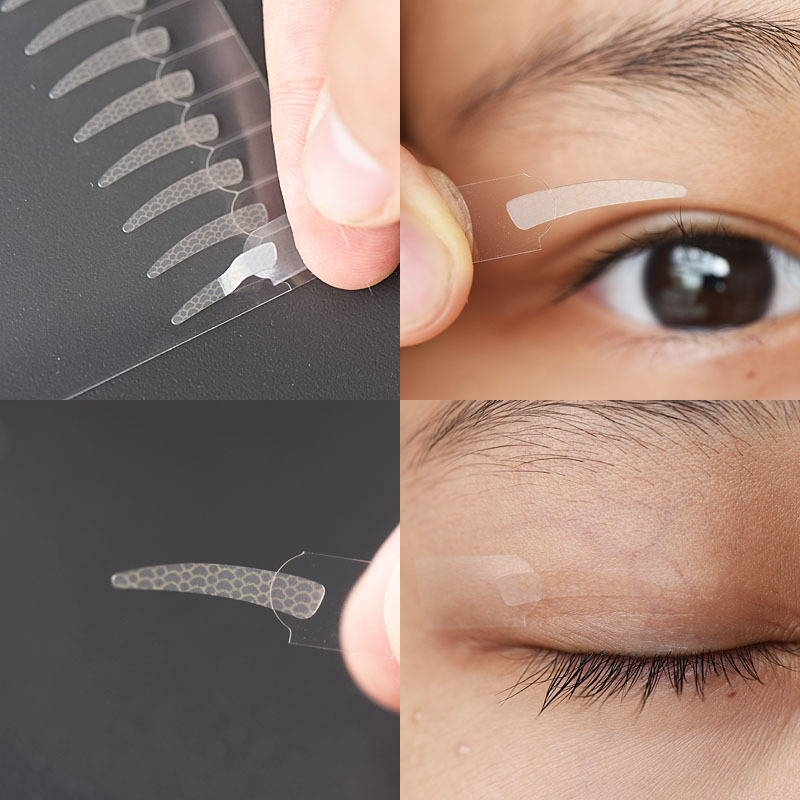 Double Eyelid Tape for Invisible, Natural-Looking Double Eyelids, Specifically Designed for Adjusting Inner Double Eyelids and Positioning Large Eyes, Invisible Tape Aid