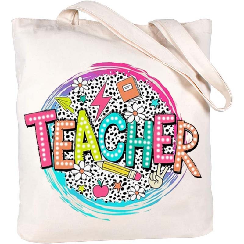 Letras inglesas canciones estampadas bolso de lona bolso de hombro bolso plegable bolso de mano bolso de compras Amazon estilo caliente comercio exterior