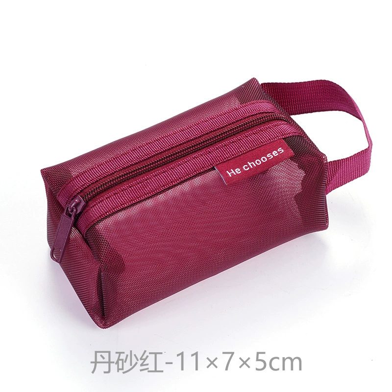Nylon three dimensional square capacious wallet, key bag, cards, storage bag