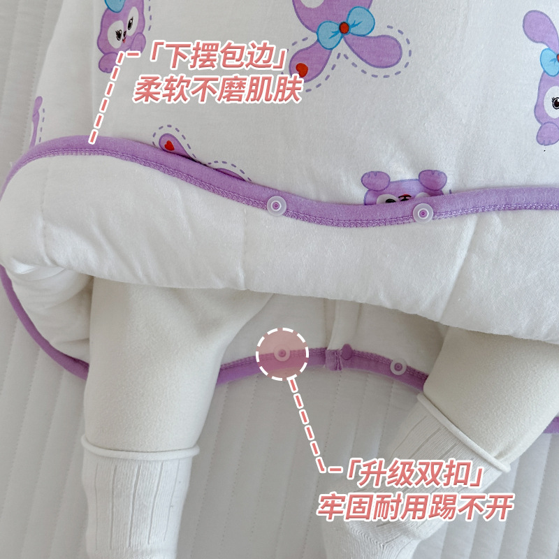 Baby Sleepwear Class A Newborn Fall/Winter Thick Cotton Pajamas Baby Onesie Winter Warm Home Cotton Sleep sack