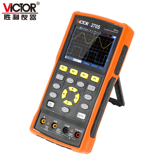 胜利牌数字示波表彩屏双通道万用表信号源示波器240/270/2102/220