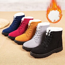 P 13379 High Top Snow Boots Soft Thick Sole Warm �߰�ѩ��ѥ