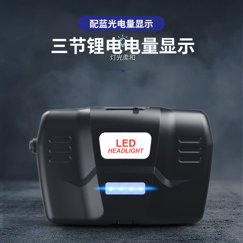 Gran taza de luz faro acampar al aire libre aleación de aluminio fuerte luz de largo alcance faro Gran Reflector linterna de carga para teléfono móvil al por mayor