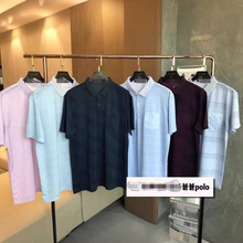 中老年男装短袖T恤 夏季POLO衫冰丝爸爸装[微商抖音直播]一件代发