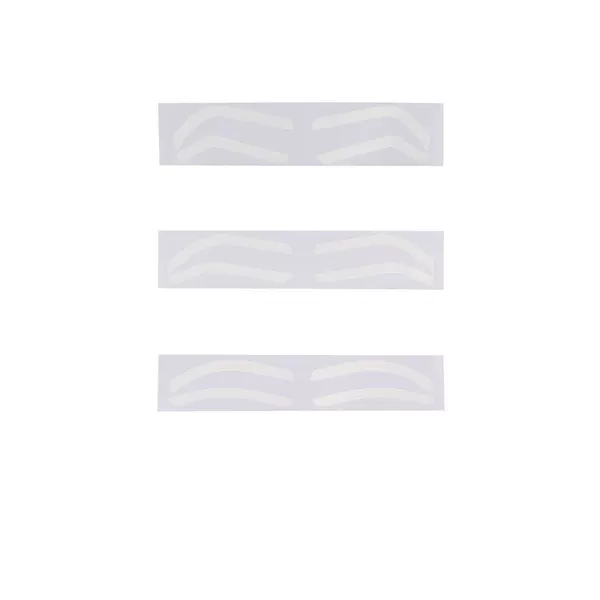 Disposable tattoo design positioning eyebrow tattoo makeup auxiliary paste eyebrow sticker template for airbrush PMU eyebrow