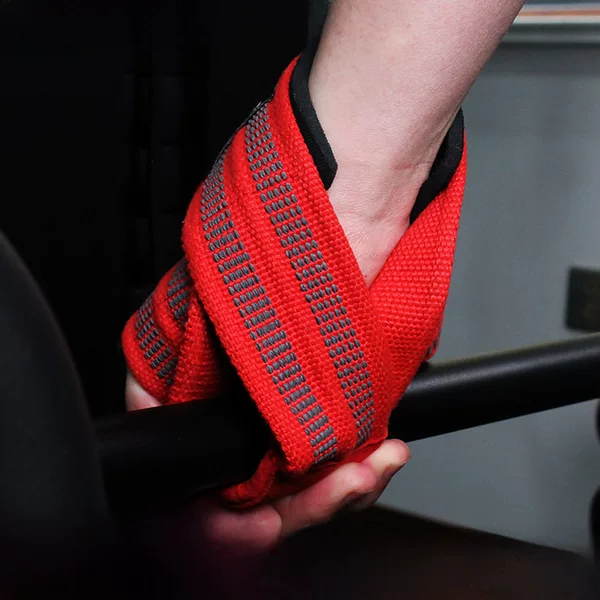 aolikes fitness wristband 8-character booster belt hard pull non-slip grip belt pull-up auxiliary belt