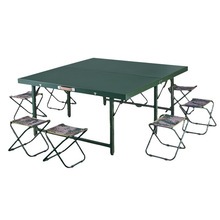 应急救灾便携折叠餐桌野外演习指挥桌手提折叠箱式餐台