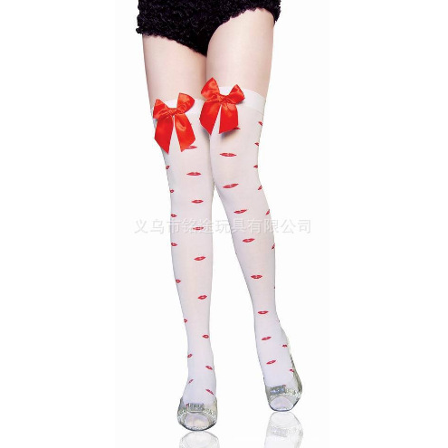 Calcetines de amor rojo amor diadema tocado joyería del día de San Valentín gafas del día de San Valentín calcetines del día de San Valentín medias del día de San Valentín