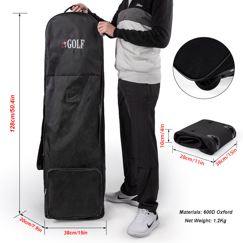 Bolsa de golf aérea, bolsa de envío, bolsa de pelota con remolque, bolsa de golf, golf Malbang