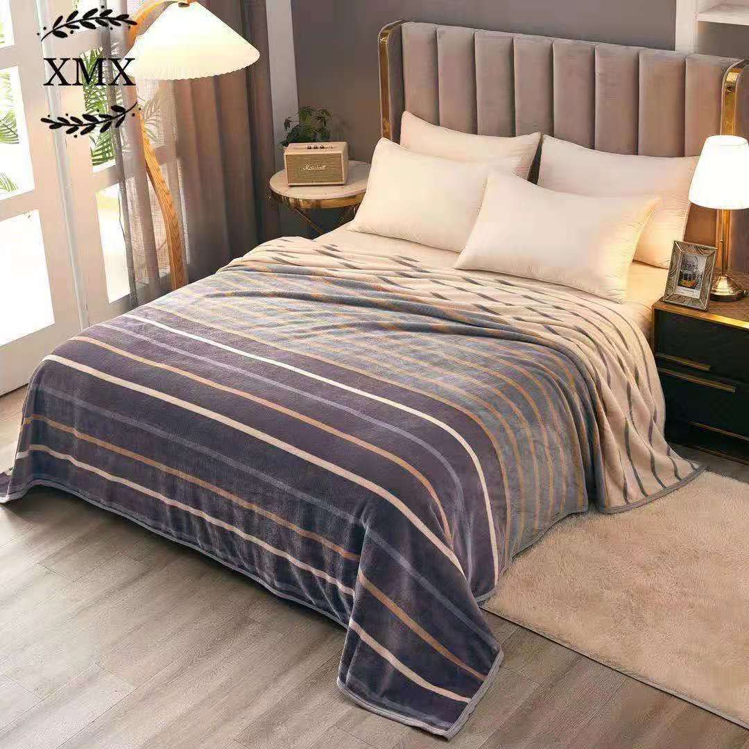 Manta de franela de dibujos animados manta de aire acondicionado máquina lavable manta de viaje manta de sofá interior dormitorio de estudiantes manta delgada