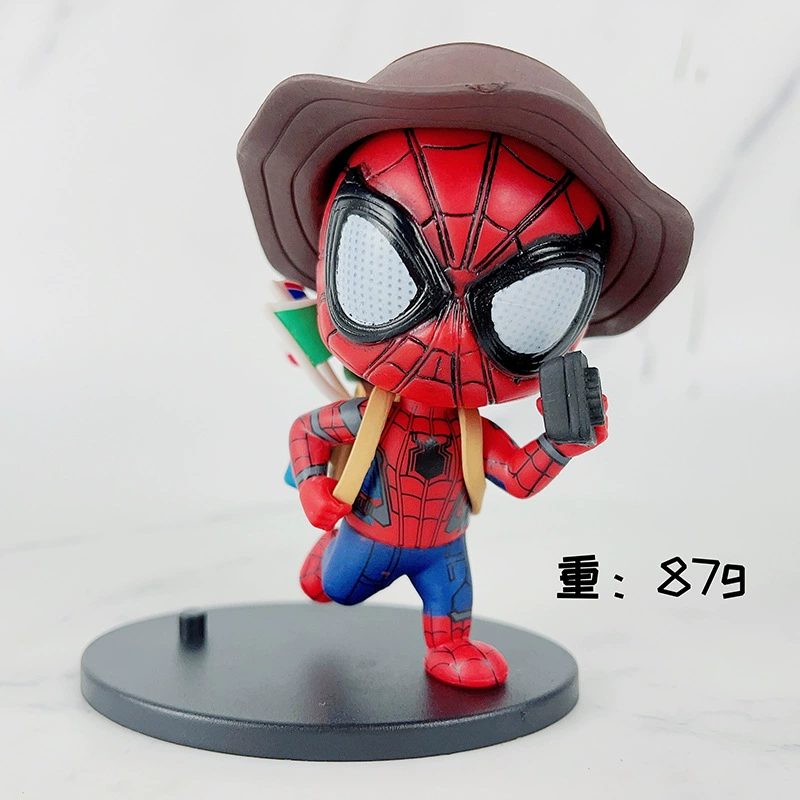 Minifigure, cute handle, doll, Spiderman