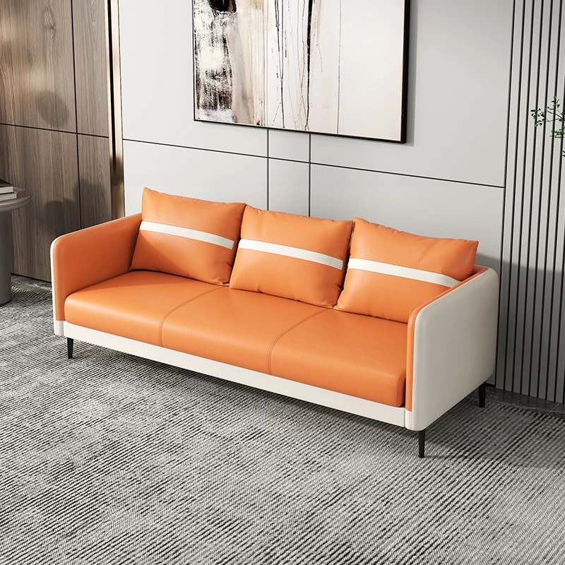 Sofa for Small Apartments, Living Room, Rest Area, Reception, Rental Room, Bedroom, Apartment Room, Simple Office, Double Sofa