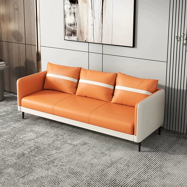 Sofa for Small Apartments, Living Room, Rest Area, Reception, Rental Room, Bedroom, Apartment Room, Simple Office, Double Sofa