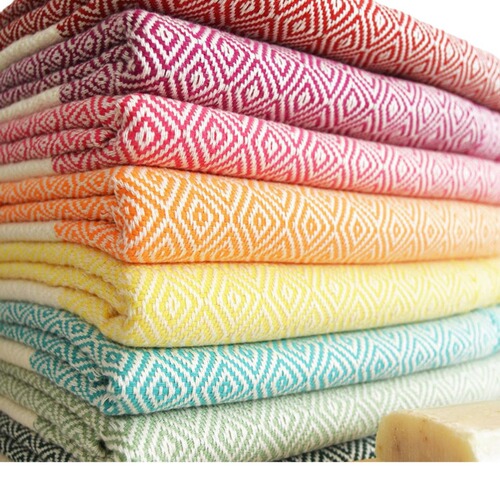 Woven jacquard polyester plain large bath towel wholesale Turkish beach blanket cotton linen blanket towel blanket Turkish blanket