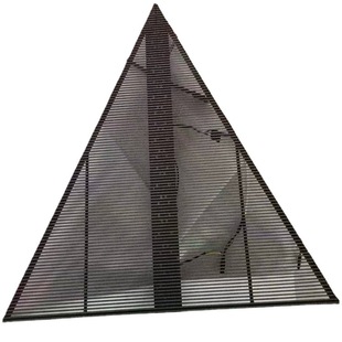 [Customized by Source Manufacturer] Polygonal Outdoor Windproof and Rainproof Full-Color Transparent Screen Led Round Special-Shaped Screen