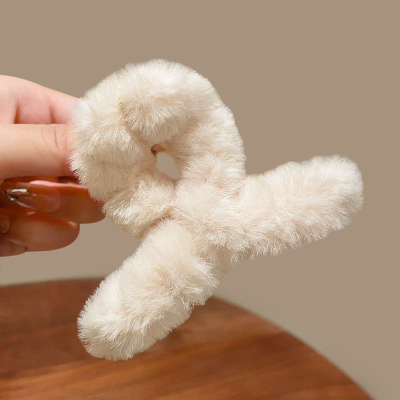 플러시 워드 클립 화이트-8cm