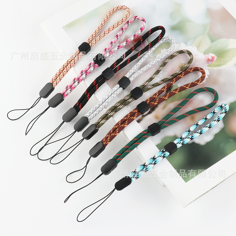 New adjustable mobile phone lanyard mobile phone universal INS style kettle badge bag zipper DIY mobile phone lanyard
