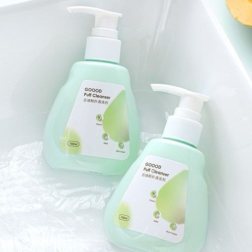 Powder puff cleaner makeup brush cleaning liquid beauty egg air cushion sponge egg makeup brush cleaning tool 150ml