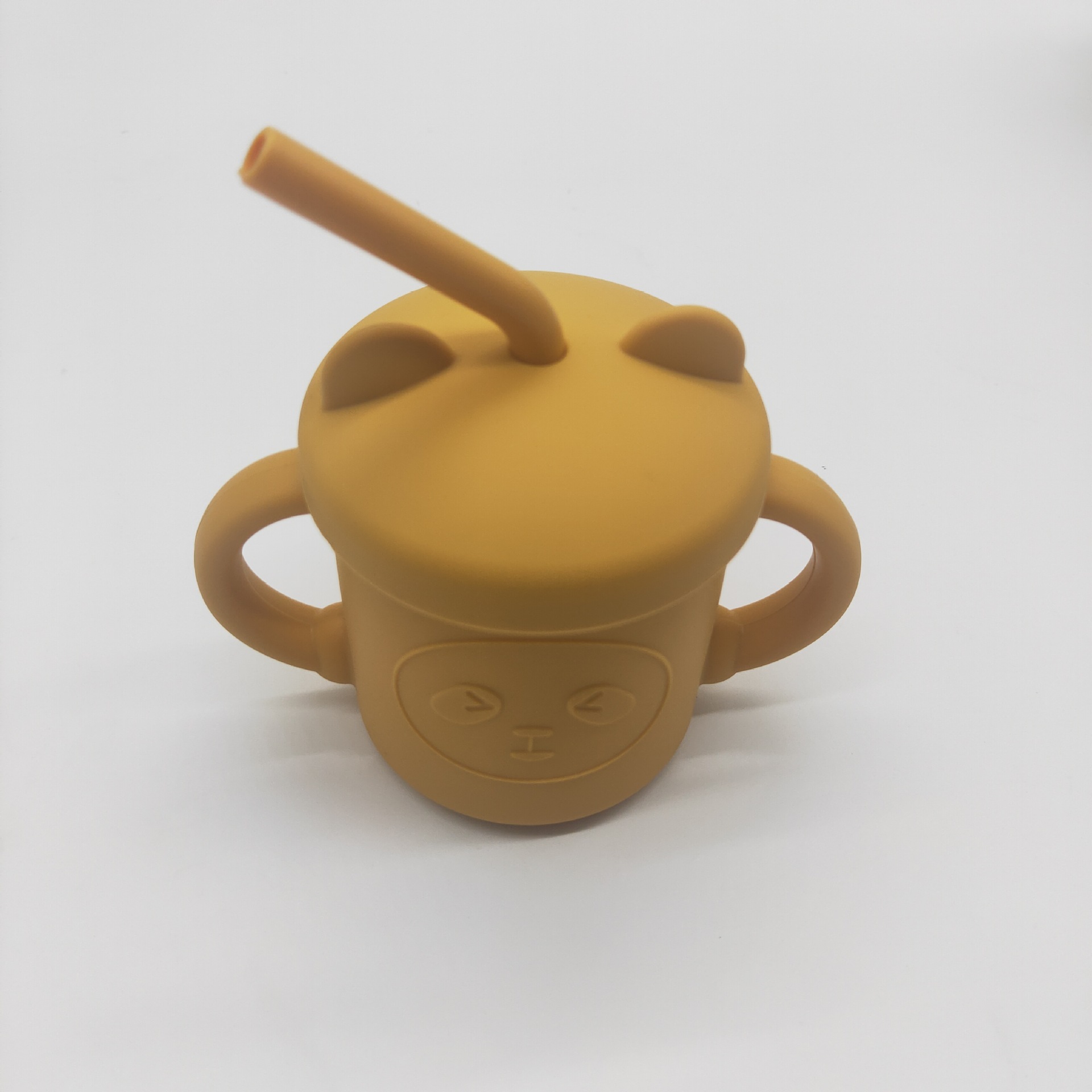 宝宝防摔硅胶水杯