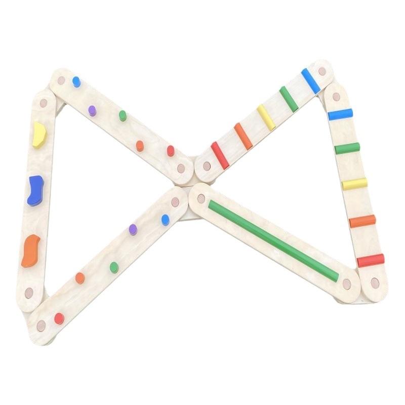 Balance Board combinación traje de entrenamiento sensorial para niños Puente pedal de madera táctil entre padres e hijos juguetes interactivos de educación temprana