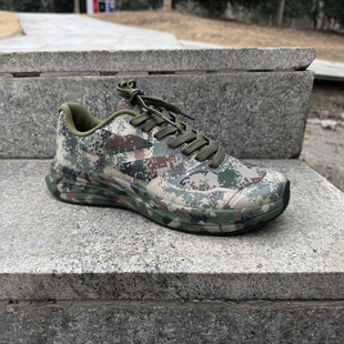 New EVA high elastic soft bottom camouflage sports ultra light comfortable outdoor military training jungle green running exercise training shoes