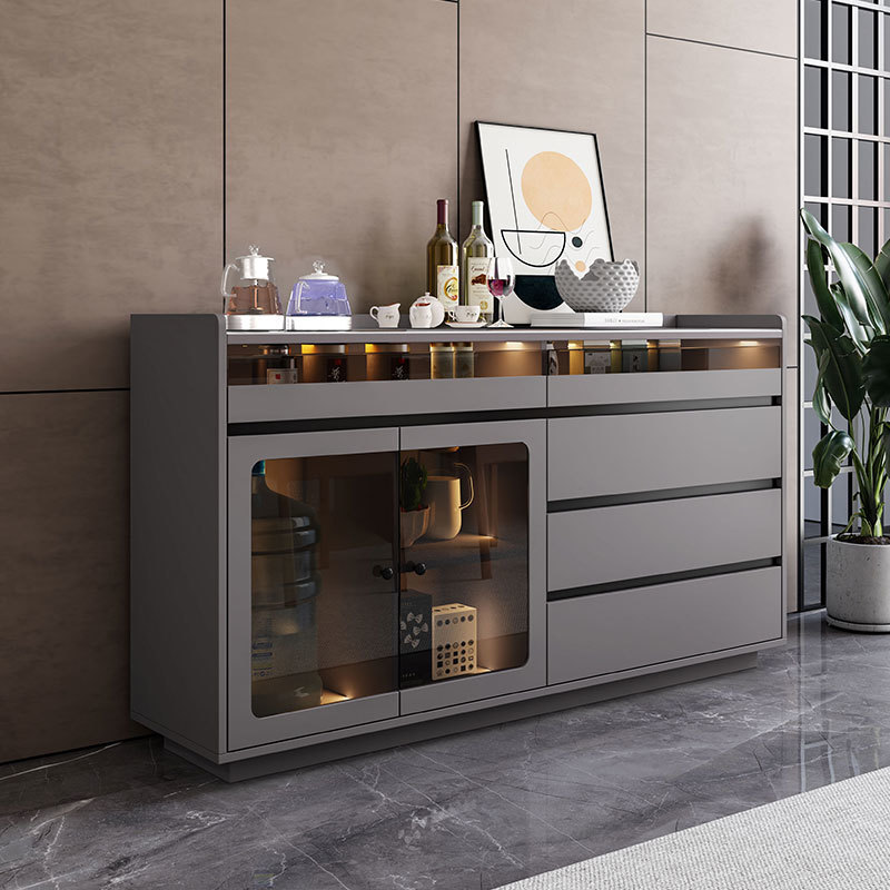 Tea Bar Machine Sofa Sideboard Integrated New Home Cabinet Small Desktop Tabletop down to the Bucket