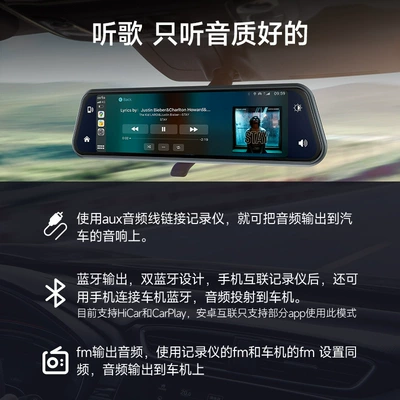 Naviqasiyalı ağıllı güzgülər – Car Carplay Streaming Rearview