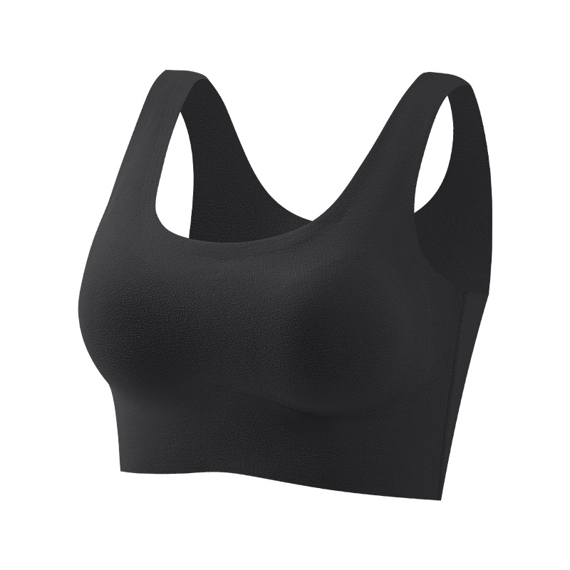 Chaleco caliente de otoño y invierno para mujeres con cojín de pecho sin sujetador ropa interior cabdaje con 2025 nuevo conjunto de camiseta base