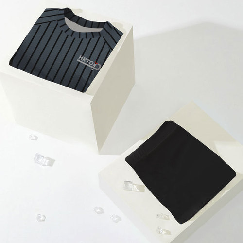 Swimsuit boys professional anti-embarrassment large size loose swimming trunks teenagers hot spring striped men's swimsuit suit