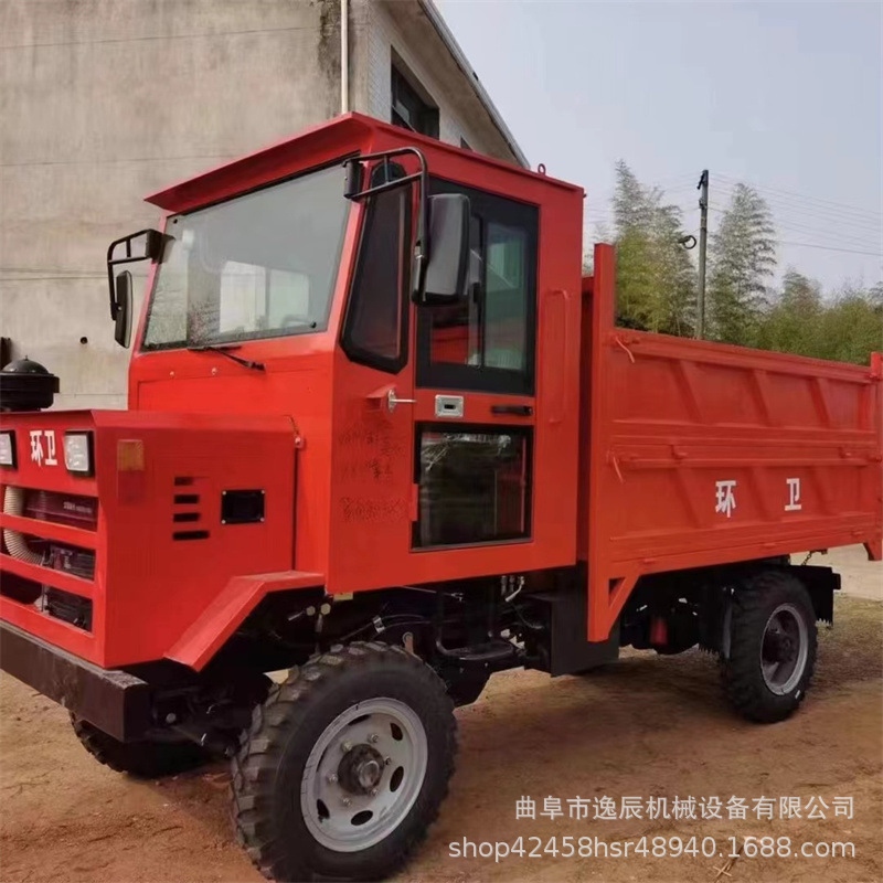 矿山全地形柴油爬山虎载重8吨双油顶矿用车农用四驱四不像车