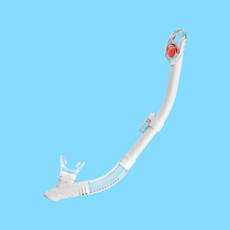 Nuevo tubo de respiración de buceo natación ventilación tubo de respiración seco completo equipo de snorkel tubo de respiración de entrenamiento de buceo