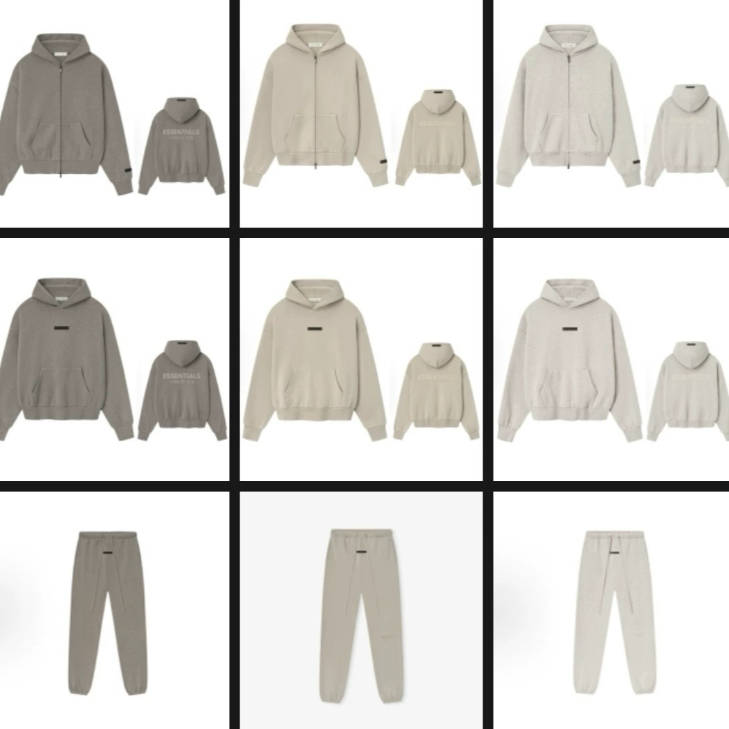 Мужские и женские топы унисекс 25ss, высококачественная версия для международной торговли, европейский и американский трендовый бренд, с флокированием, двойная линия, FOG, ESSENTIALS