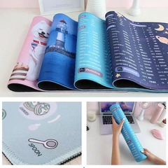 一件代發鼠標墊工廠直銷廣告設計超大辦公鍵盤墊鎖邊分銷電腦桌墊