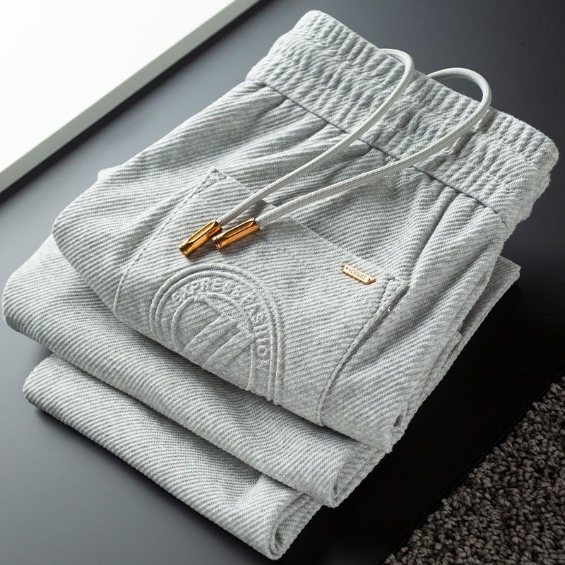Vielseitige europäische Mode aus dreidimensionalem Twill-Casual für die Frühlings- und Herbstsaison, neue sportliche Slim-Fit-Passform für Herren_voghion.com