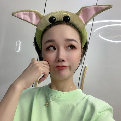 Korean Version Famous Cartoon Animal Hairband Small Dinosaur Great White Shark Scream Duck Headband Cute Funny Animal Headband