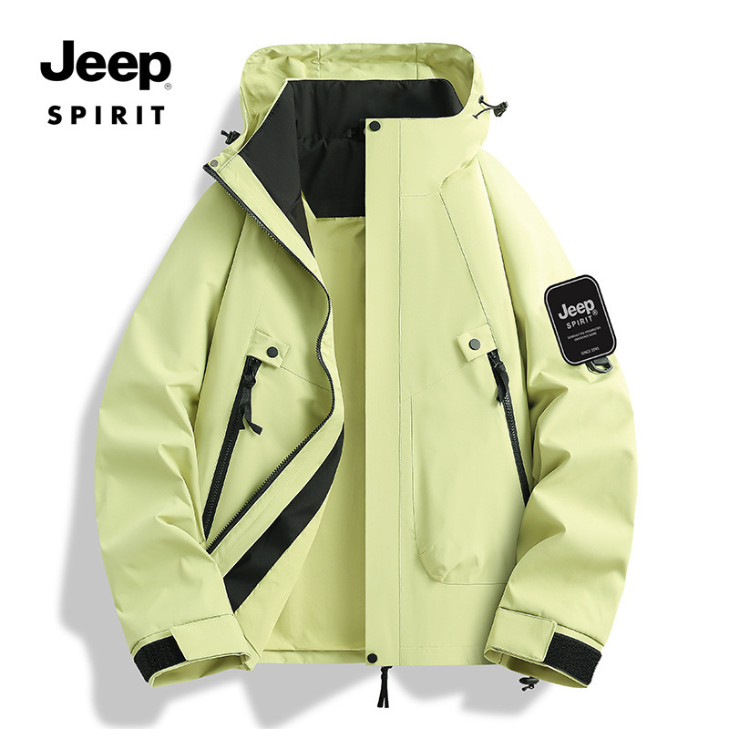 Brand new unisex outdoor single-layer windproof and breathable loose-fit oversized hiking jacket for couples