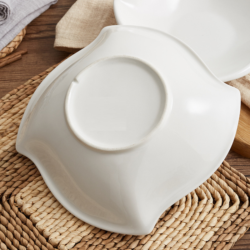 Vajilla de cerámica para hotel: cuencos grandes para sopa, platos chinos, tazones de fideos image 5
