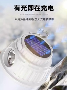 ♔ Solar Camping Light, Night Market Hanging Light, Stall Lighting, Power Outage Emergency Light, Rechargeable, Long-Lasting Outdoor Tent