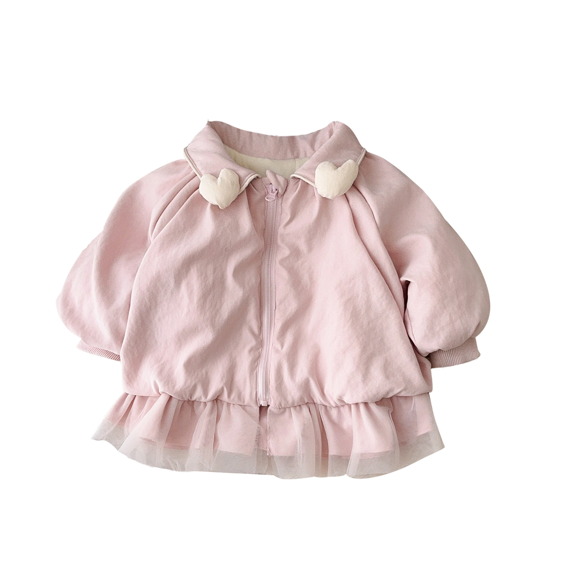 2024 chaqueta de algodón para bebé, chaqueta cálida de otoño e invierno, salida de bebé, chaqueta acolchada de terciopelo, chaqueta de principios de invierno para niños pequeños