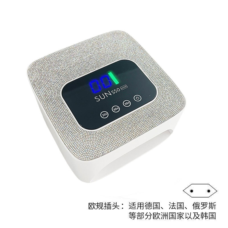 Lámpara de manicura transfronteriza 280W de alta potencia de manicura luz de terapia de almacenamiento de 57 LED pegamento de manicura lámpara de horneado de diamante manicura