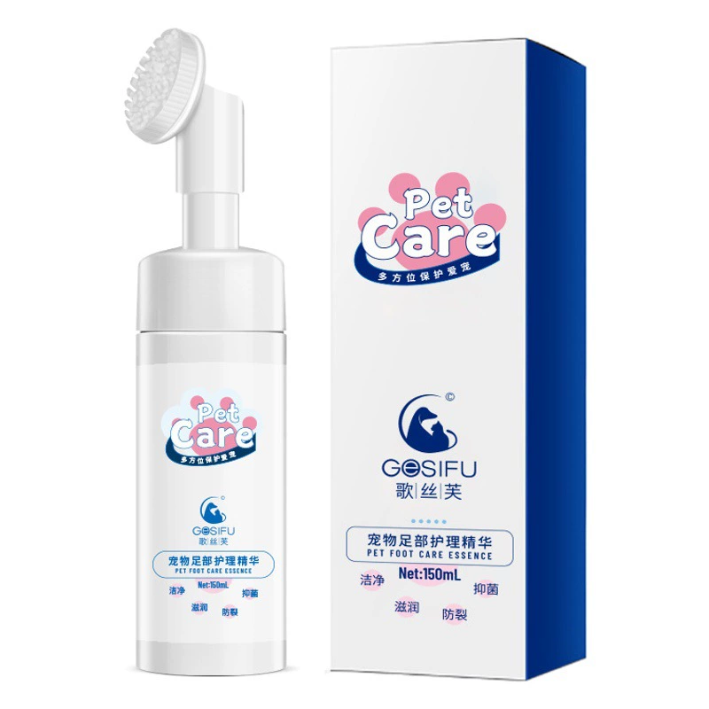 Собака мытье ног Чистка уход лапа Нижняя лапа вонючая лапка кошка Чистка лапки пена мусс оптовая продажа с фабрики