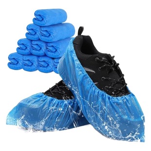 Super Thick Non-Slip Disposable Shoe Cover cpe Plastic Waterproof and Dustproof Thickened Durable Foot Cover Indoor Household Shoe Cover