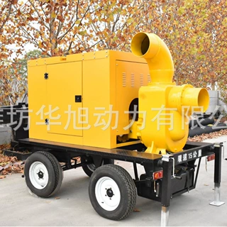 定制1000立方大流量防汛排污柴油机水泵 抗洪排涝应急抢险移动泵