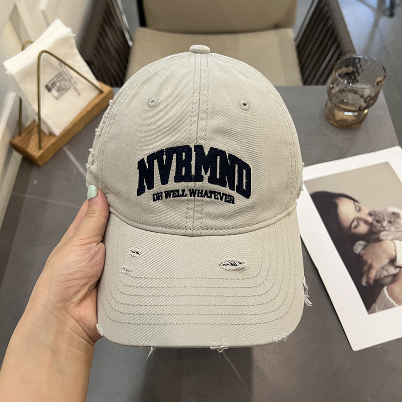 Sombreros de borde ancho, gorras de béisbol de verano para mujeres, nuevos sombreros de algodón coreano profundos y profundos