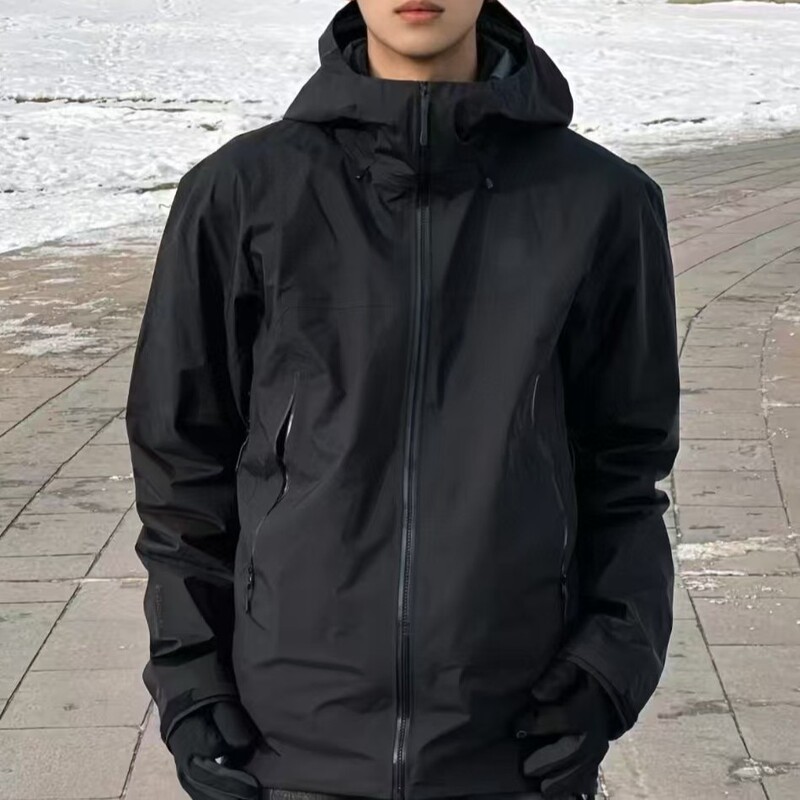 Niaojia Slbeta Laminated Softshell Jacket Unisex Windproof Fully Laminated Outdoor Hardshell Jacket Trendy Brand