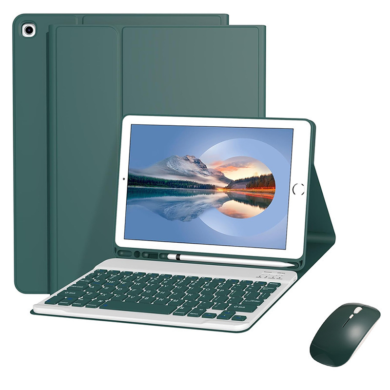 Suitable for iPad10.2 inch keyboard protective case Pro110.9.7 detachable Bluetooth keyboard pen slot magnetic suction leather case