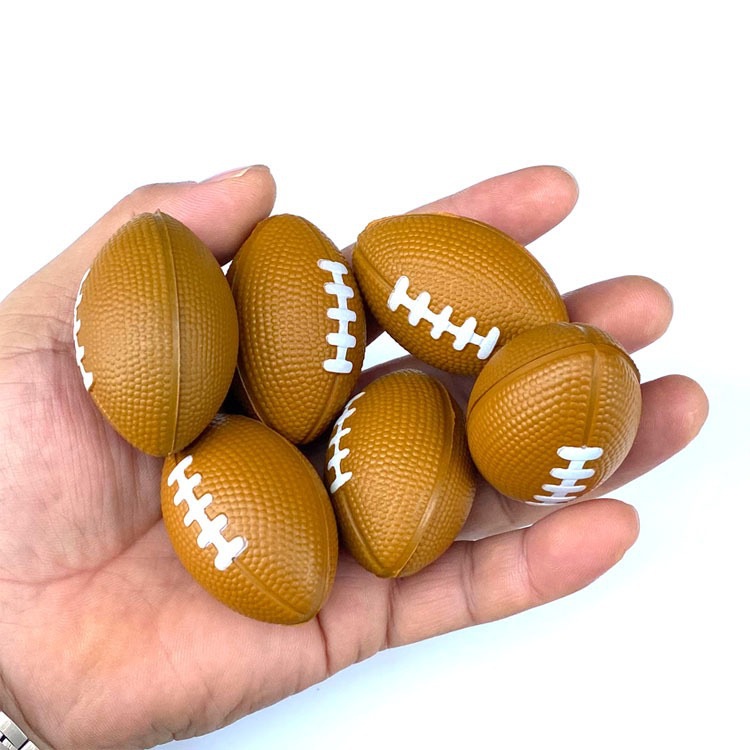 Cross-Border Pu Foam 4cm Small Football Basketball Baseball Volleyball Rugby Fan Mini Basketball Bouncy Ball American Kidsren