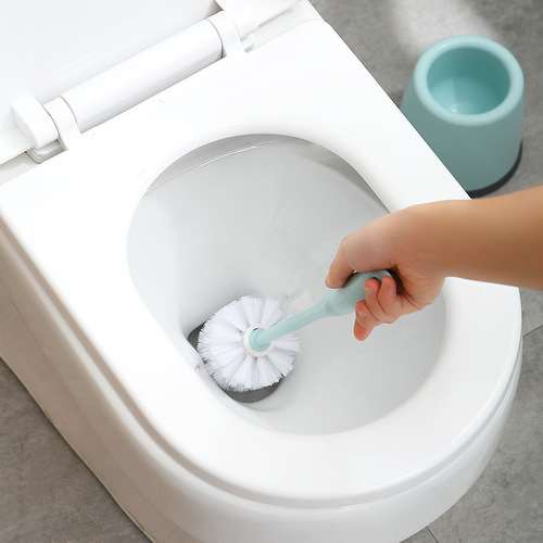 Toilet brush set toilet brush scrub toilet brush wall-mounted brush set pit long handle cleaning brush